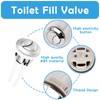 Toilet Cistern Flush Parts, Toilet Flush System Replacement with Fill