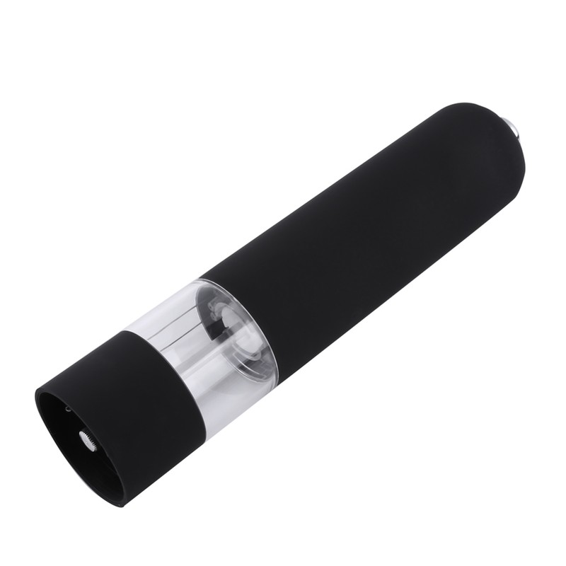 Fashion Black Electric Pepper Herb Mill Salt Spice Grinder Muller