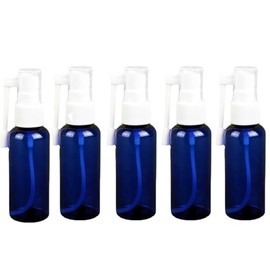 Botella de spray nasal portátil vacía de plástico de 1.0 fl oz con atomizador de rotación de 360 grados, contenedor de almacenamiento de perfume cosmé