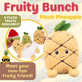 Toyland® 13cm (5”) Pineapple Fruity Bunch Plush - Cuddly Soft Toy - Suitable From Birth