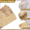 sourcing map 200pcs Wax Paper Sheets Square Sheets 7.09" x