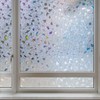 LEMON CLOUD Decorative Window Film, Stained Window Privacy Film, Frosted