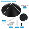 PATIKIL Squirrel Baffle for Bird Feeders Pole 17 inch, 2