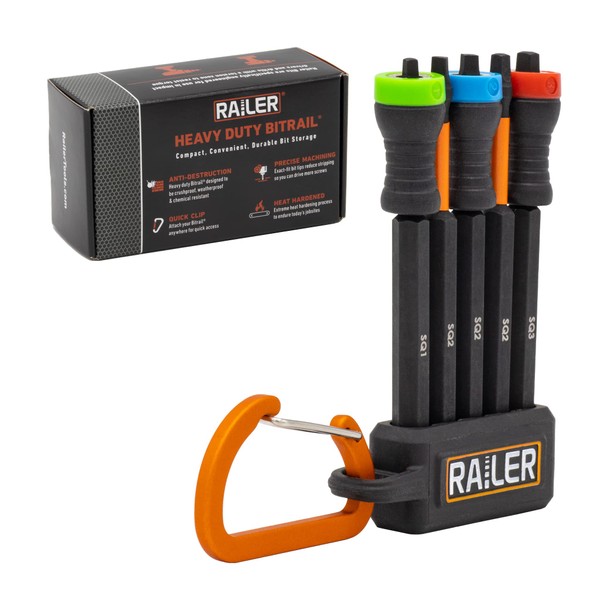 Square Bit Set w/Magentic Sleeves - Premium S2 Steel 3-1/2