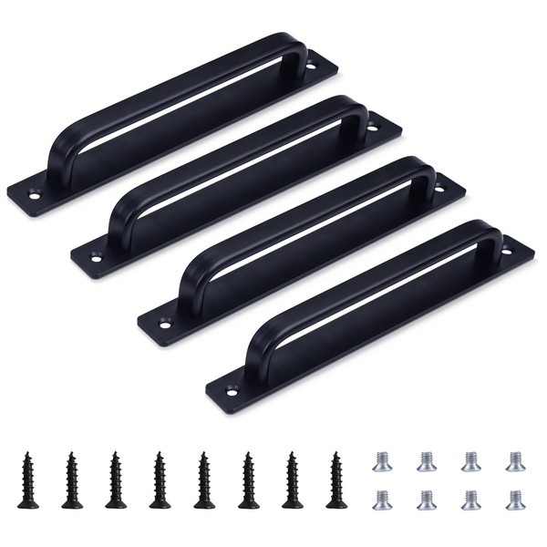 4 Pack Barn Door Handles, 8.3" Sliding Barn Door Pull