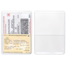 StoreSMART® - Clear-Back Auto Insurance & ID Card Holders - 10 Pack - RFS20-C10