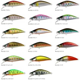 Basday Monofu 45S Sinking Minnow Bassday 028 Matte Tiger 1.8 inches (45 mm)