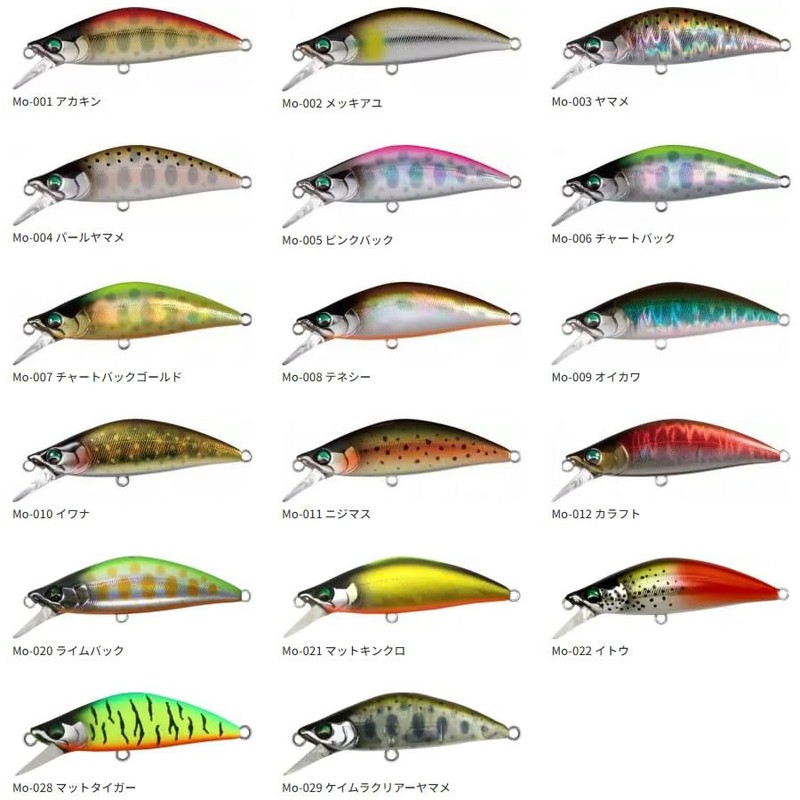 Basday Monofu 45S Sinking Minnow Bassday 028 Matte Tiger 1.8