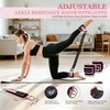 HIMESPORNER Multifunction Pedal Resistance Band with Handle and Ankle Straps,