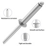 BNUOK 110pcs 3/16" x1" Aluminum Blind Rivets, 4.8 x 25mm