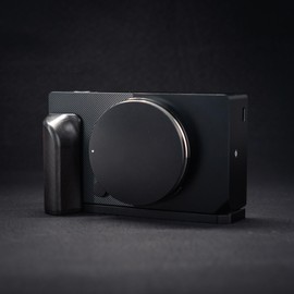 SIUTATDSH Camera Grip Compatible with Sigma BF Camera, L-Shape Quick Release Plate, Real Wood Handle, Tripod Mount (Ebony Chalkboard)