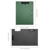 souG 4 Pcs Foldable Clipboard, 360 Degree Cover Clipboard File