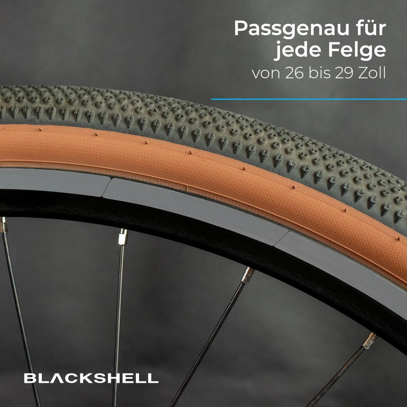 Blackshell® Reflector Sticker - Perfect Fit Bicycle Sticker Set for