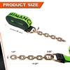 Mimanchi 2" x 16' Tie Down Strap with Chain Extension