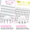 Ready-to-Use Eyelash Fans, 5D-C-0.07-8-15, Lace Base, Ready-to-Use Fan Eyelash Extensions,