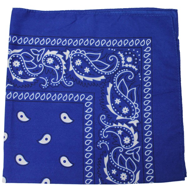 Paquete de 5 bandanas de algodón con estampado de cachemira