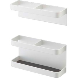 Yamazaki 7641 Magnetic Umbrella Stand, White, Tower, Umbrella Stand, Slim