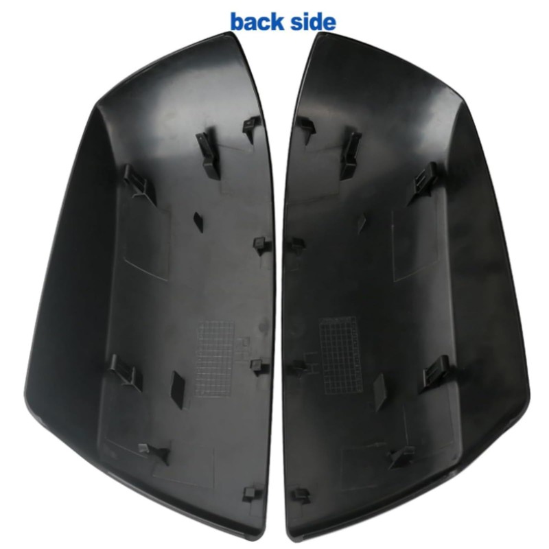 ABAGAEL A Pair Side Mirror Cover Caps With Clips Fit