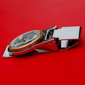 US 1776~1976 Bicentennial Design Washington Quarter Dollar Coin Hinged Money Clip NEW