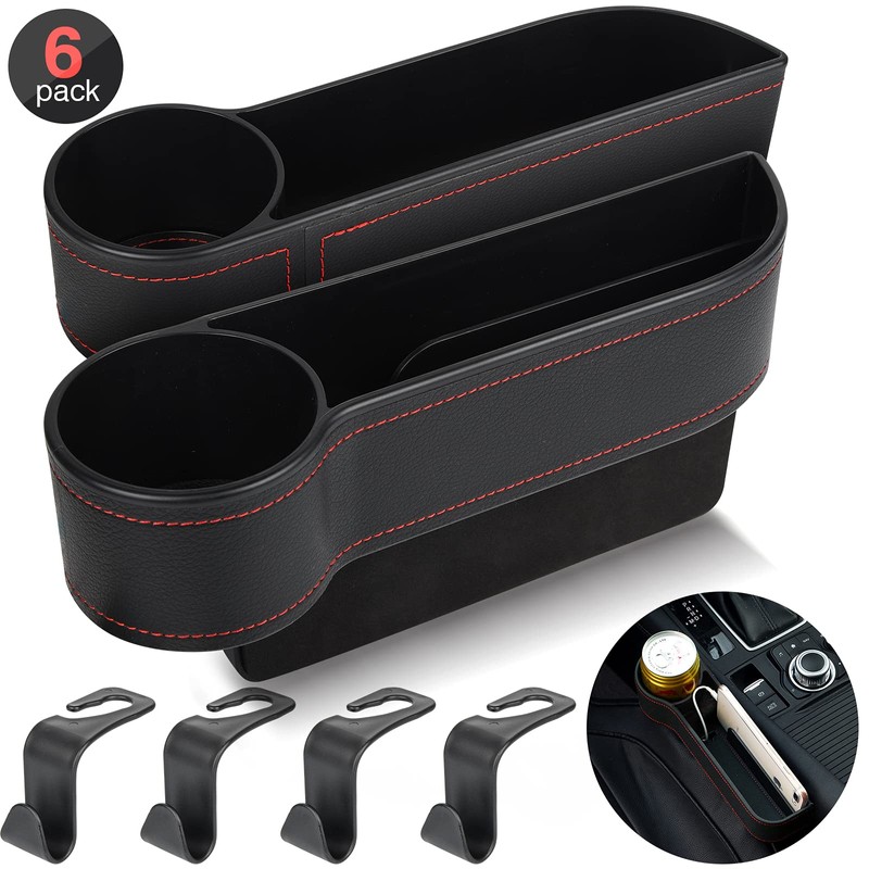 2 Set Car Seat Gap Organizer, Car Gap Filler Storage