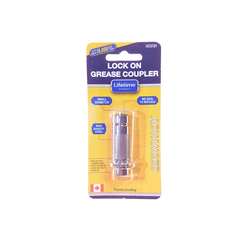 Univer-co UC2121 Lock on Grease Coupler Small Barrel