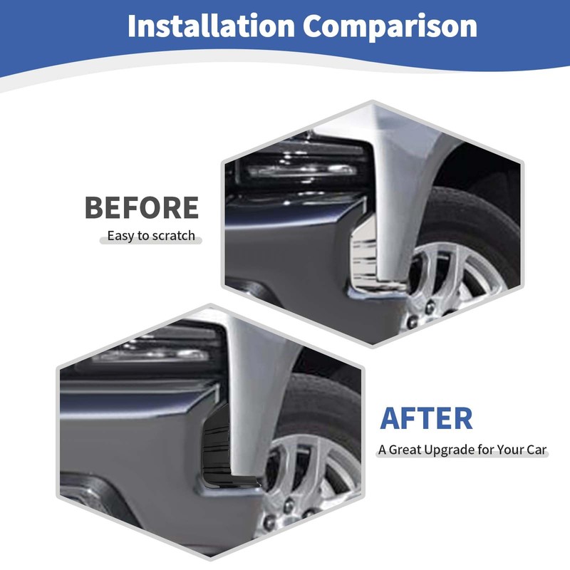 RT-TCZ for Silverado Front Bumper Side Cover Trim Compatible with
