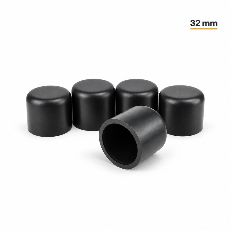 Silicone Vacuum Caps – 5-Pack Black Blanking Plugs for Engine