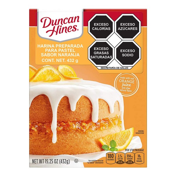 Duncan Hines Signature Perfectly Moist Orange Supreme Cake Mix, 15.25