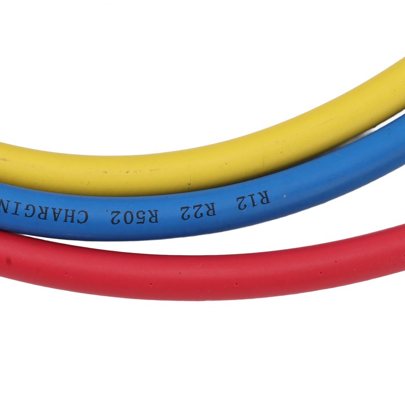 3pcs 150cm Refrigerant Charging Hose Air Conditioner Charging Hose 1/4in