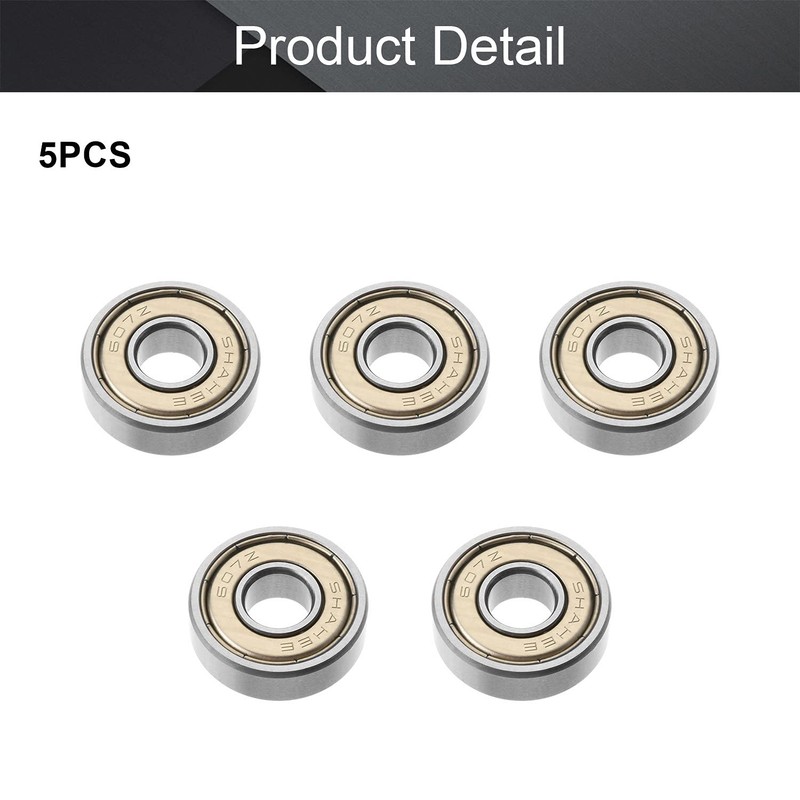 Othmro 607ZZ Deep Groove Ball Bearing 7mm x 19mm x
