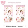 Pack of 2 Fairy Tablecloths, Fairy Tablecloth, Party Tablecloths, Table