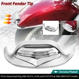 Unbranded Chrome Front Fender Tip For Harley Road King FLHR Electra Glide Heritage Softail