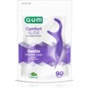 GUM Comfort Slide Flossers, Silky Floss for Tight Spaces, Mint,