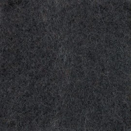 Gründl Plain Felt Wool (Wool for Felting, Knitting and Crocheting, Yarn Made from 100% Virgin Wool, 50 g/50 m, Needle Size: 8-9, 1 x 50 g), Anthracite