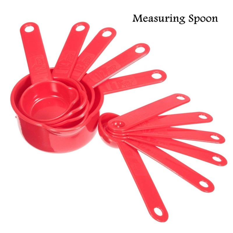 SNUNGPHIR Measuring Spoon Set with Spoon, Measuring Cup, 8-Piece Kitchen
