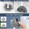 Toilet Plunger with Holder, Plunger with Holder for Toilet, Plungers