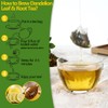 Premium Dandelion Leaf & Root Tea,50 Tea Bags /3.53Oz, for
