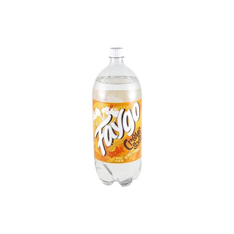 Faygo vanilla cream soda, 2-liter plastic bottle