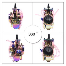 Carburetor Motorcycle Colorful Rainbow 4T Universal Refitting Parts Racing for 50 100 150 200 250cc DirtBike,24mm