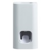Gedy Seventy Toothpaste Dispenser, White Matte