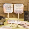 50 Pcs Christian Church Fans Religious Handheld Fan Inspirational Hand