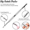 3pcs Nail Nipper Cuticle Trimmer Spoon Pusher Remover Clipper Set
