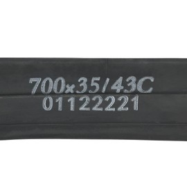 RUTU 700×35/43c Inner Tube, 700x40c Bike Tube with 48mm Schrader Valve and Installation Accessories - Premium Heavy Duty Butyl Inner Tube - 2 Pack