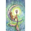 CafePress Mermaid Moon Fantasy Art Oval Car Bumper Sticker