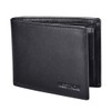 Nestron Men's Genuine Leather Wallet with RFID Protection Black