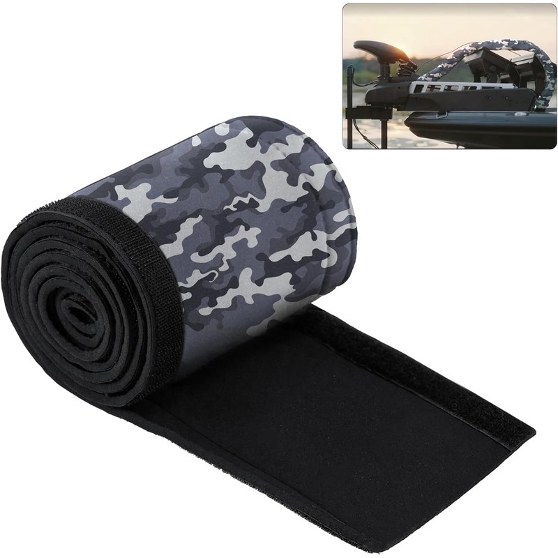 Mebiosi 60" Trolling Motor Cable Sleeve, Neoprene Cable Management Sleeve