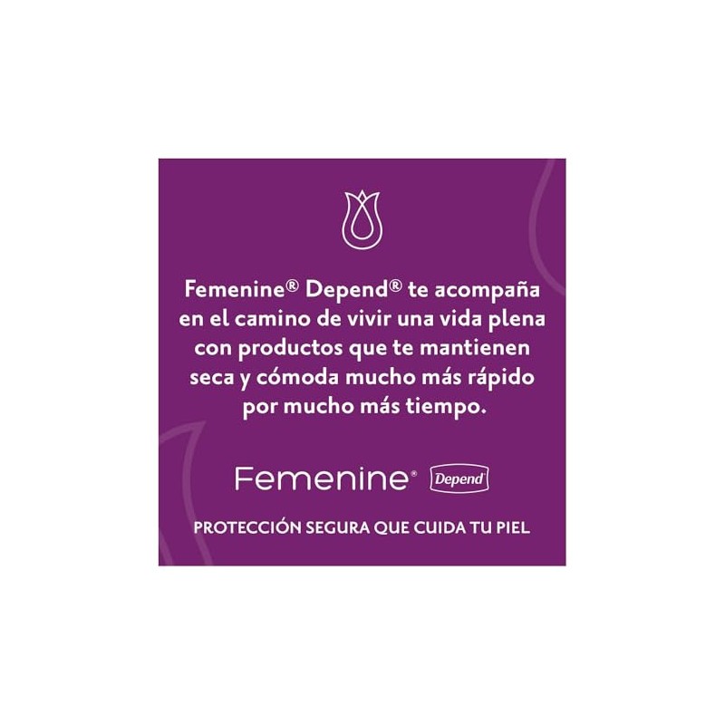 Depend Femenine Pantiprotectores Extra Largos XL