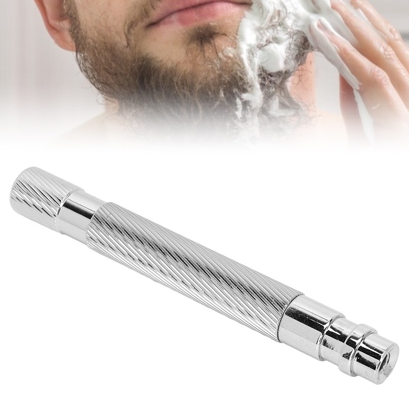 Safety Men's Razor Handle Metal Replacement Manual Razor Handle Retro