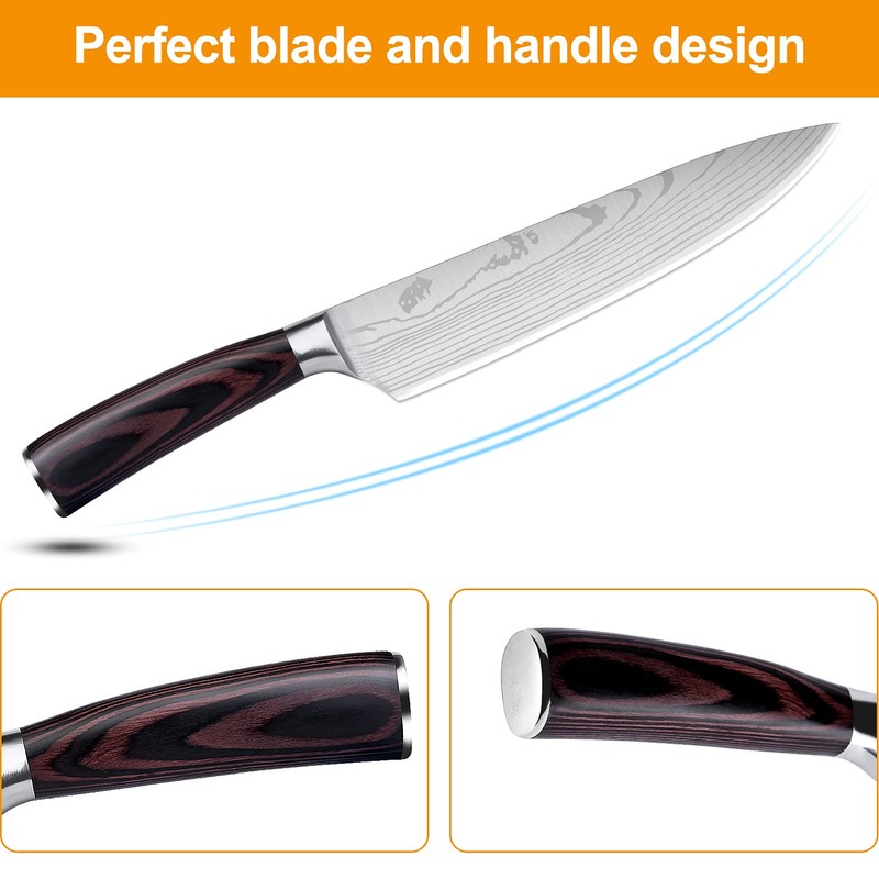 Bekhic Chef Knife - CKnife Pro Kitchen Knife 8-Inch Chef's