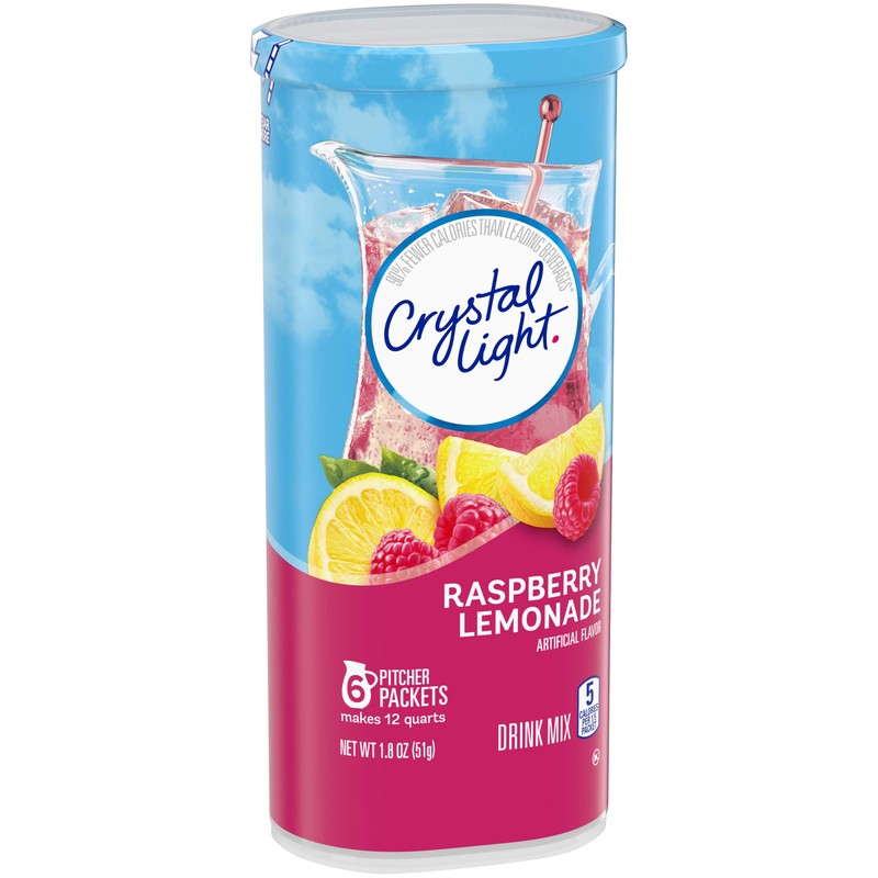 Crystal Light Raspberry Lemonade Drink Mix (6 Pitcher Packets)